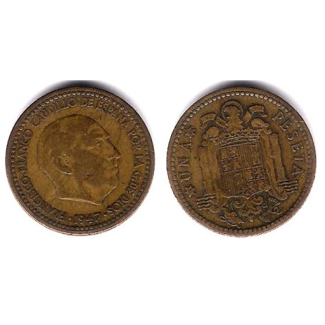 Estado Español. 1947*(19-51). 1 Peseta (BC)