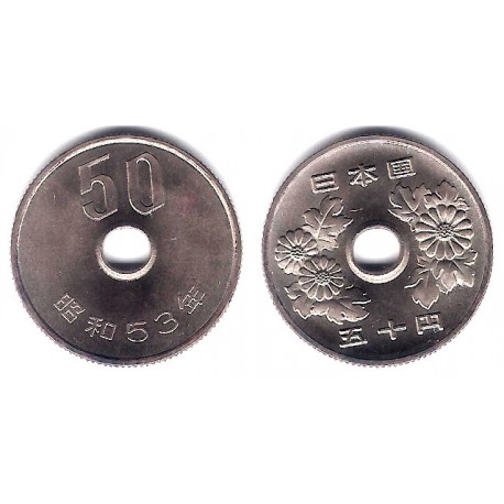(Y81) Japón. 1978(53). 50 Yen (EBC+)
