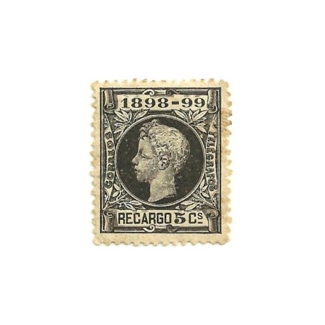 (240) 1898. 5 Céntimos. Alfonso XIII (Usado)