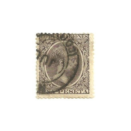 (226) 1889-99. 1 Peseta. Alfonso XIII (Usado)