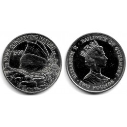 (81) Guernsey. 1998. 2 Pounds (EBC+)