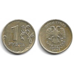 (Y833) Rusia. 2008. 1 Rouble (MBC)