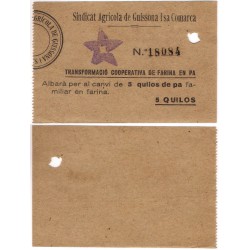 Sindicat Agrícola de Guissona i sa Comarca. 5 Quilos (EBC)