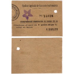 Sindicat Agrícola de Guissona i sa Comarca. 5 Quilos (EBC)