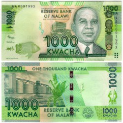 (62a) Malaui. 2012. 1000 Kwacha (SC)