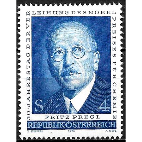 Austria. 1973. 4 Schilling (Nuevo) Fritz Pregl