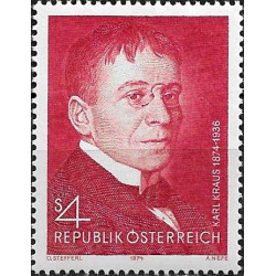 Austria. 1974. 4 Schilling (Nuevo) Karl Kraus