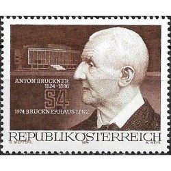 Austria. 1974. 4 Schilling (Nuevo) Anton Bruckner