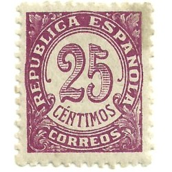 (749) 1938. 25 Céntimos. Cifras (Nuevo)