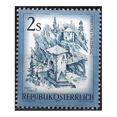 Austria. 1974. 2 Schilling (Nuevo) Innbrücke