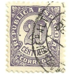 (748) 1938. 20 Céntimos. Cifras (Usado)