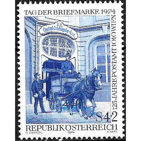 Austria. 1974. 4+2 Schilling (Nuevo) Día del Sello