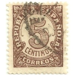 (745) 1938. 5 Céntimos. Cifras (Usado)