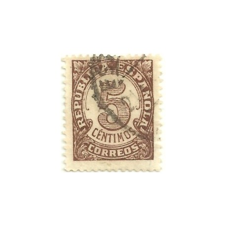 (745) 1938. 5 Céntimos. Cifras (Usado)
