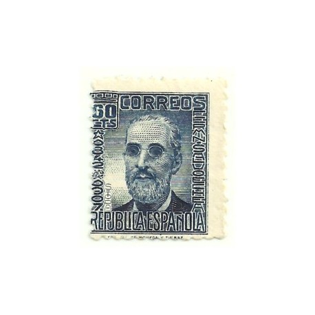 (739) 1936-8. 60 Céntimos. Personajes. Fermín Salvoechea (Nuevo)