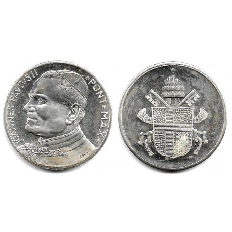 Medalla Joannes Paulus II Pont. Max (MBC+) (Plata)