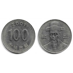(35.2) Corea del Sur. 2001. 100 Won (MBC)