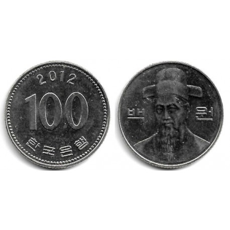 (35.2) Corea del Sur. 2012. 100 Won (EBC+)