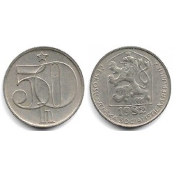 (89) Checoslovaquia. 1982. 50 Haleru (MBC)