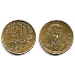 (154) Grecia. 1992. 20 Drachma (MBC)