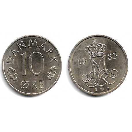 (860.1) Dinamarca. 1983. 10 Ore (MBC)