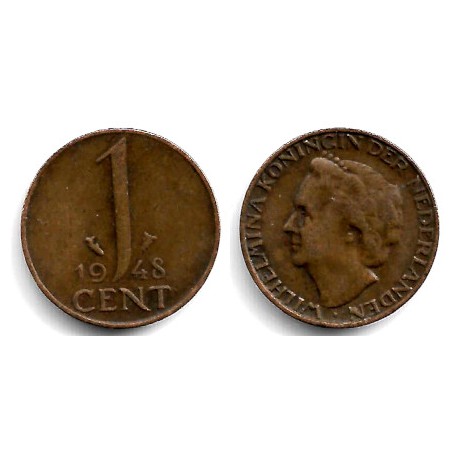 (175) Paises Bajos. 1948. 1 Cent (MBC)