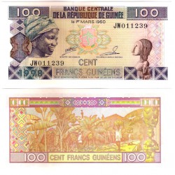 (35a) Guinea. 1998. 100 Francs (SC)