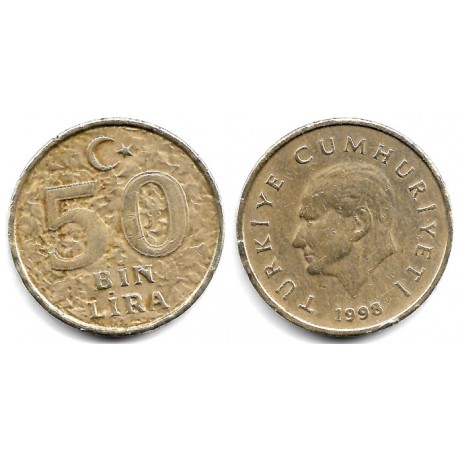 (1056) Turquía. 1998. 50 Bin Lira (BC)