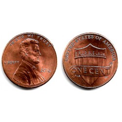 (468) Estados Unidos de América. 2016. 1 Cent (SC-)