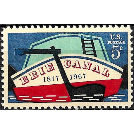 Estados Unidos de América. 1967. 5 Cents (Nuevo) Erie Canal