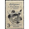 Estados Unidos de América. 1957. 3 Cents (Nuevo) Religious Freedom in America