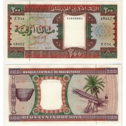 (5i) Mauritania. 2001. 200 Ouguiya (SC)
