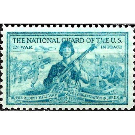 Estados Unidos de América. 1953. 3 Cents (Nuevo) The National Guard of the U.S.