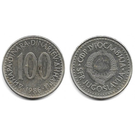 (114) Yugoslavia. 1986. 100 Dinara (MBC)