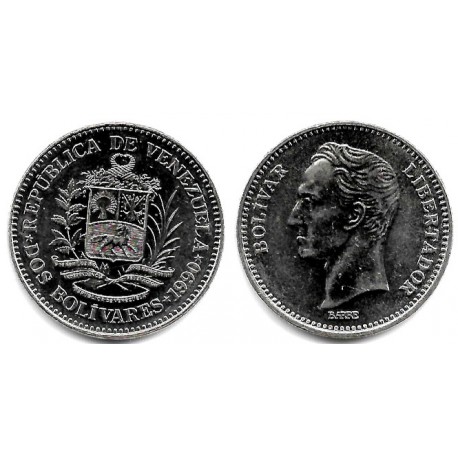 (Y43a.1) Venezuela. 1990. 2 Bolivares (SC)
