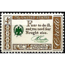Estados Unidos de América. 1960. 4 Cents (Nuevo) Credo