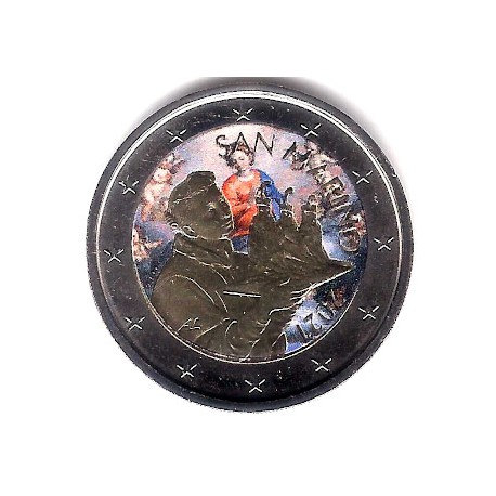 San Marino. 2021. 2 Euro (SC) Coloreada