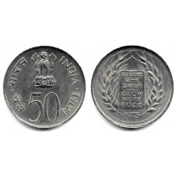 (62) India. 1973. 50 Paise (EBC)