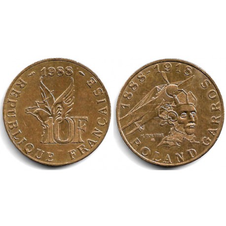 (965) Francia. 1988. 10 Francs (MBC)