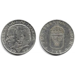 (852) Suecia. 1977. 1 Krona (MBC)