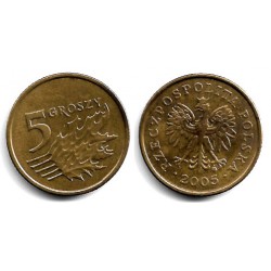 (Y278) Polonia. 2005. 5 Groszy (MBC)