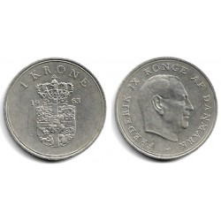(851.1) Dinamarca. 1963. 1 Krone (MBC)