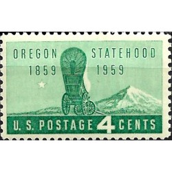 Estados Unidos de América. 1959. 4 Cents (Nuevo) Oregon Statehood