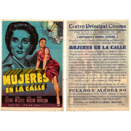 Mujeres en la Calle. 1959. Teatro Principal Cinema.