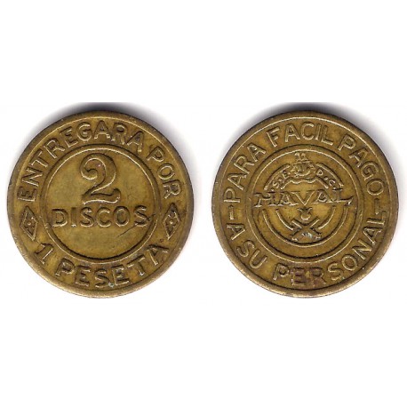 Cádiz (Nava). 1 Peseta (MBC)