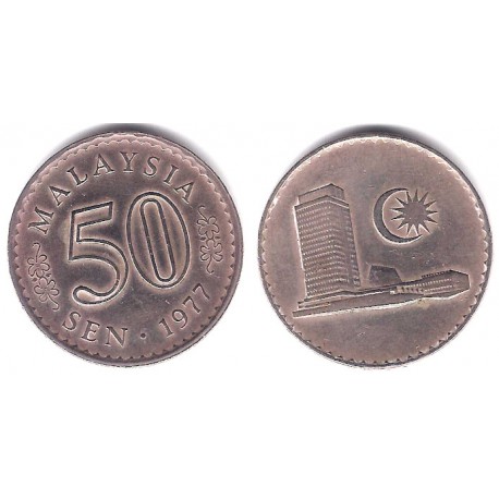 (5.3) Malasia. 1977. 50 Sen (MBC)