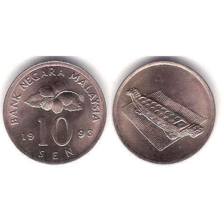 (51) Malasia. 1993. 10 Sen (SC)