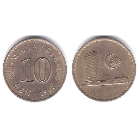(3) Malasia. 1968. 10 Sen (MBC)