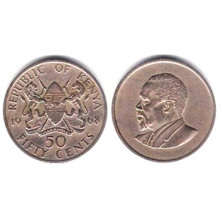 (4) Kenia. 1968. 50 Cents (BC+)