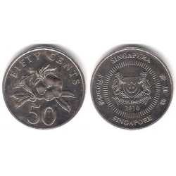 (102) Singapur. 2010. 50 Cents (EBC)